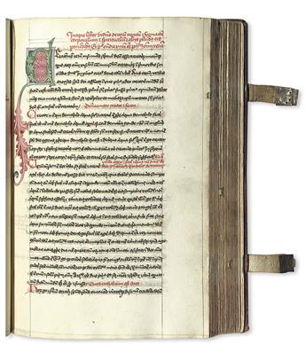 MANUSCRIPT.  Petrus Lombardus. Sententiarum libri IV.  Manuscript in Latin on paper.  Bohemia, 1463